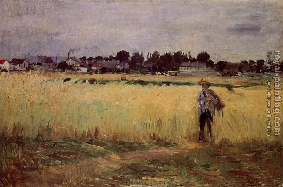 Berthe Morisot : In the Wheat Fields at Gennevilliers